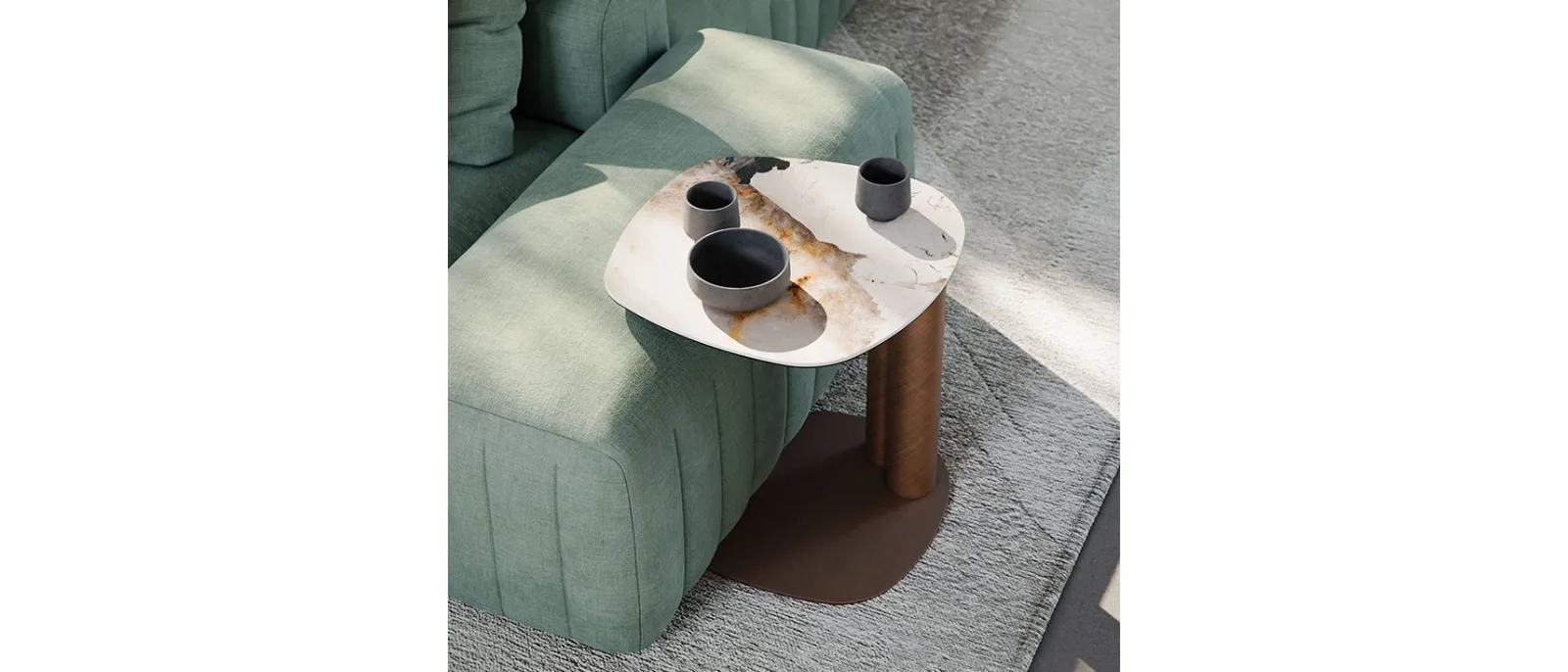 Tavolino in ceramica Amalfi di Cattelan Italia