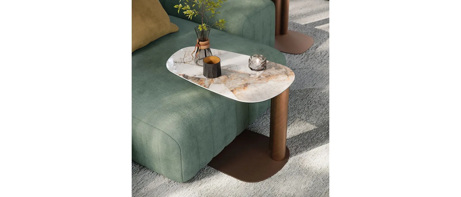 Tavolino in ceramica Amalfi di Cattelan Italia