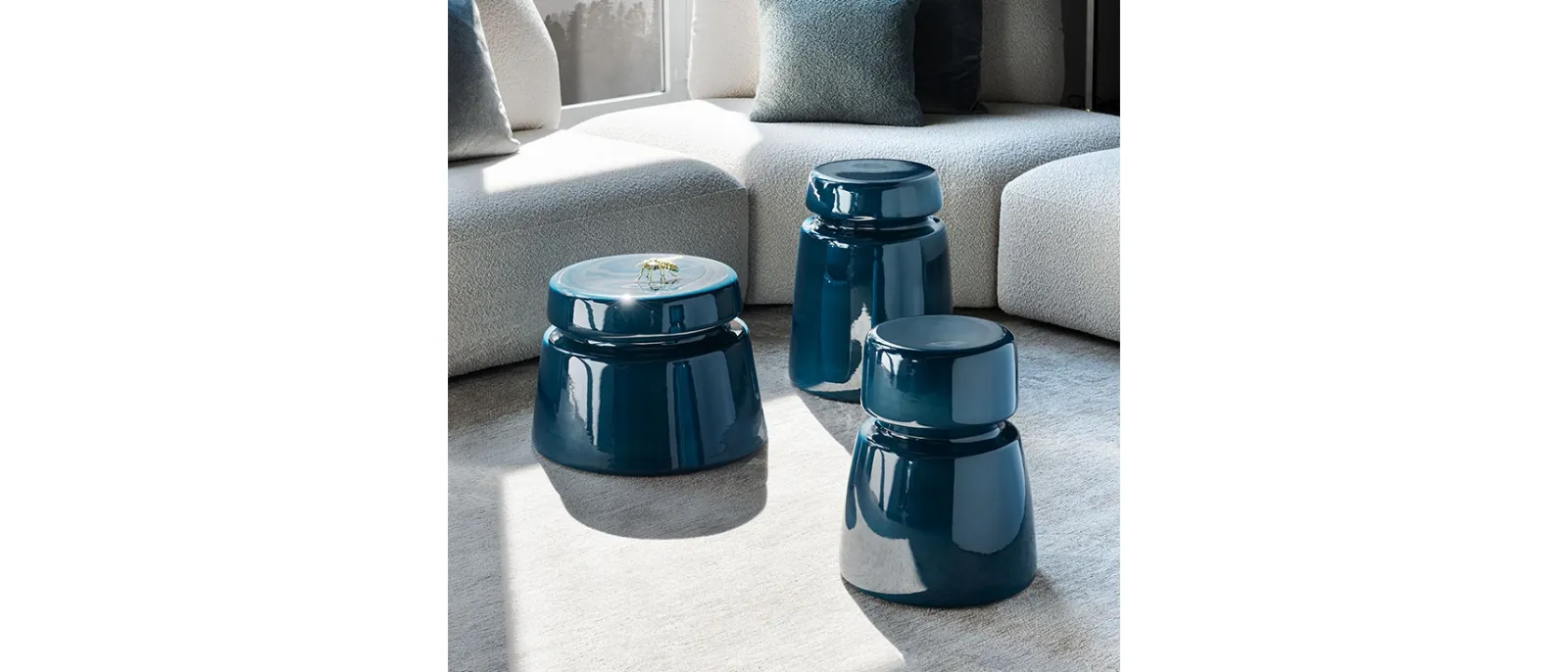 Tavolino in ceramica Bishop di Cattelan Italia