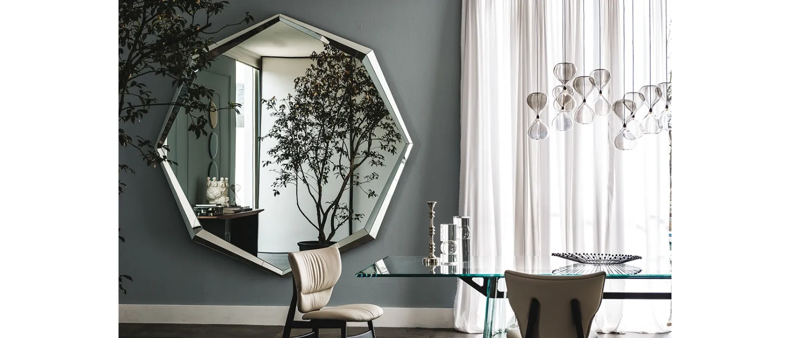 Specchio Emerald Magnum in cristallo specchiato di Cattelan Italia