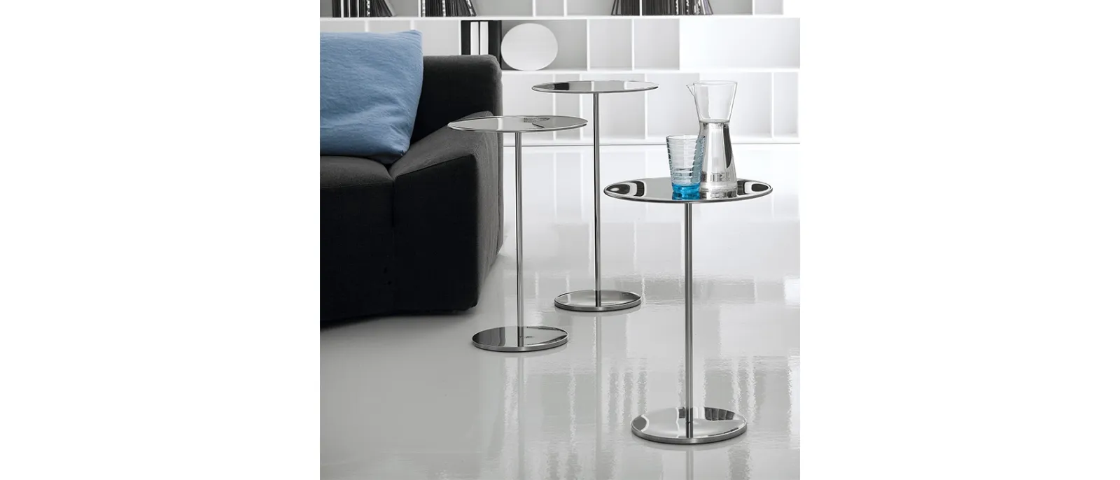 Tavolino rotondo Gliss di Cattelan Italia