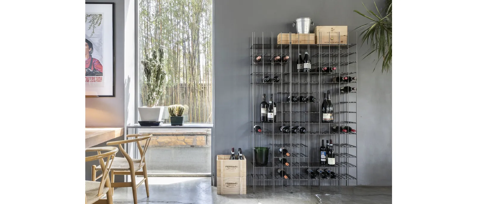 Portabottiglie Metrica Wine di Mogg