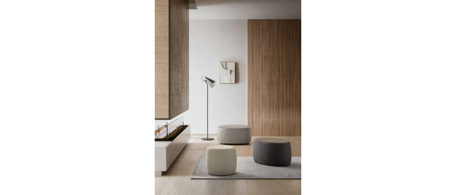 Pouf Bowl, Circus e Wilson di Le Comfort