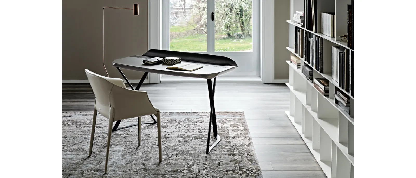 Scrittoio Cocoon Leather di Cattelan Italia