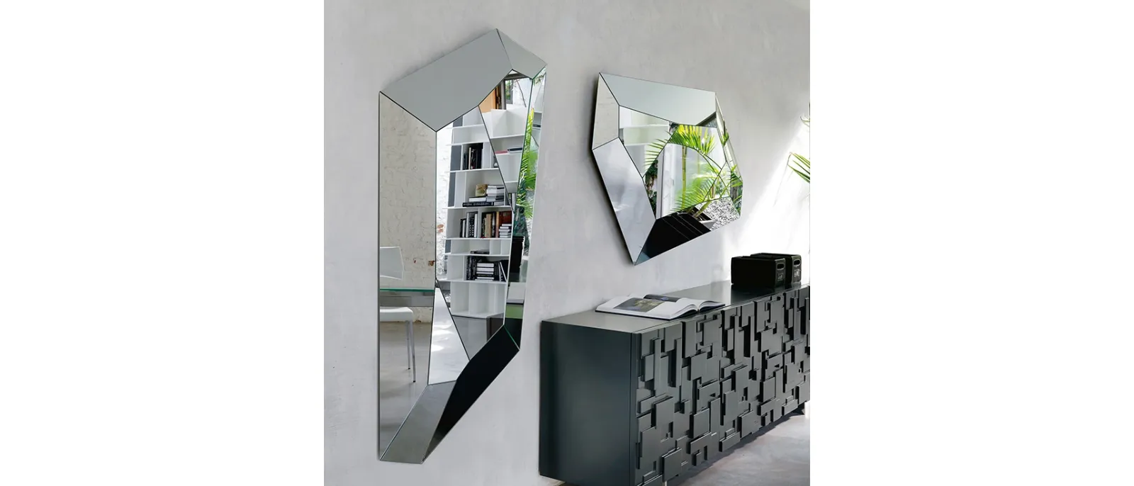 Specchio tridimensionale Diamond di Cattelan Italia