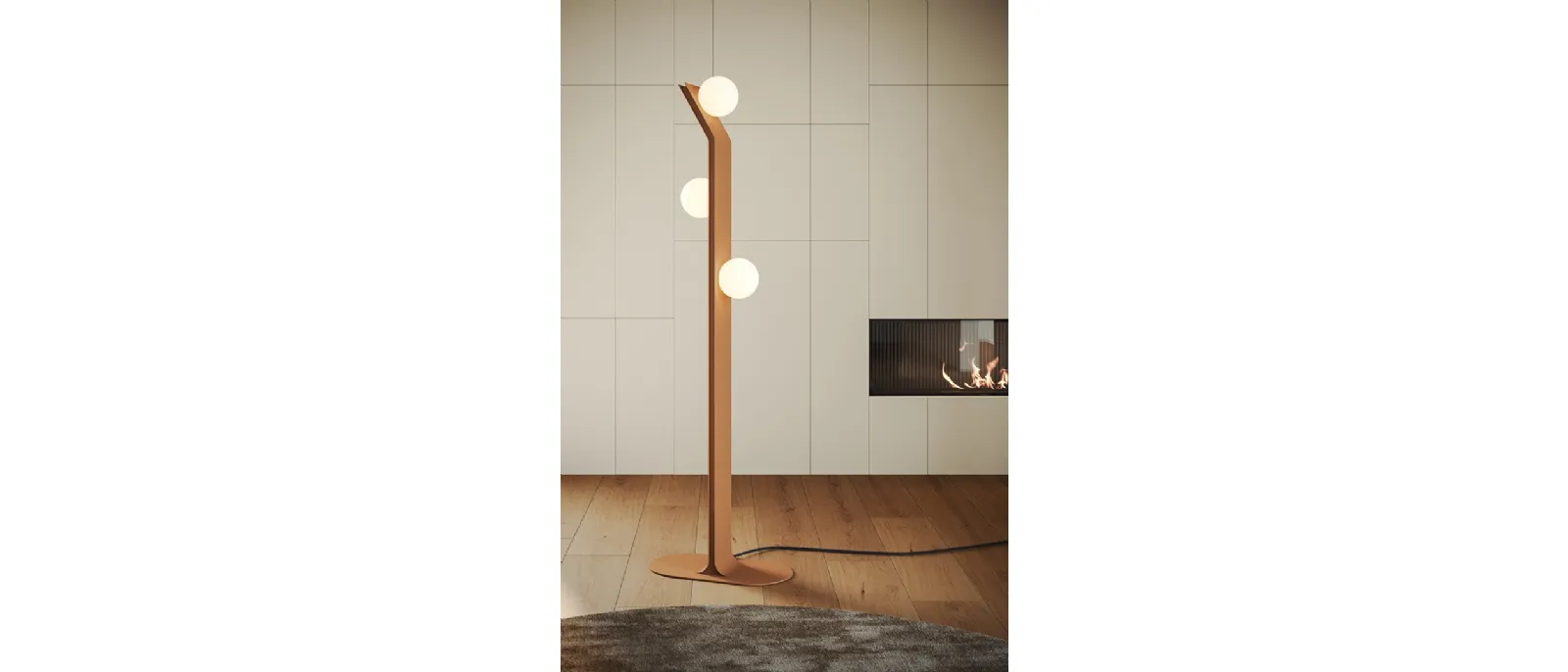 Lampada da terra Brand Floor di Ronda Design