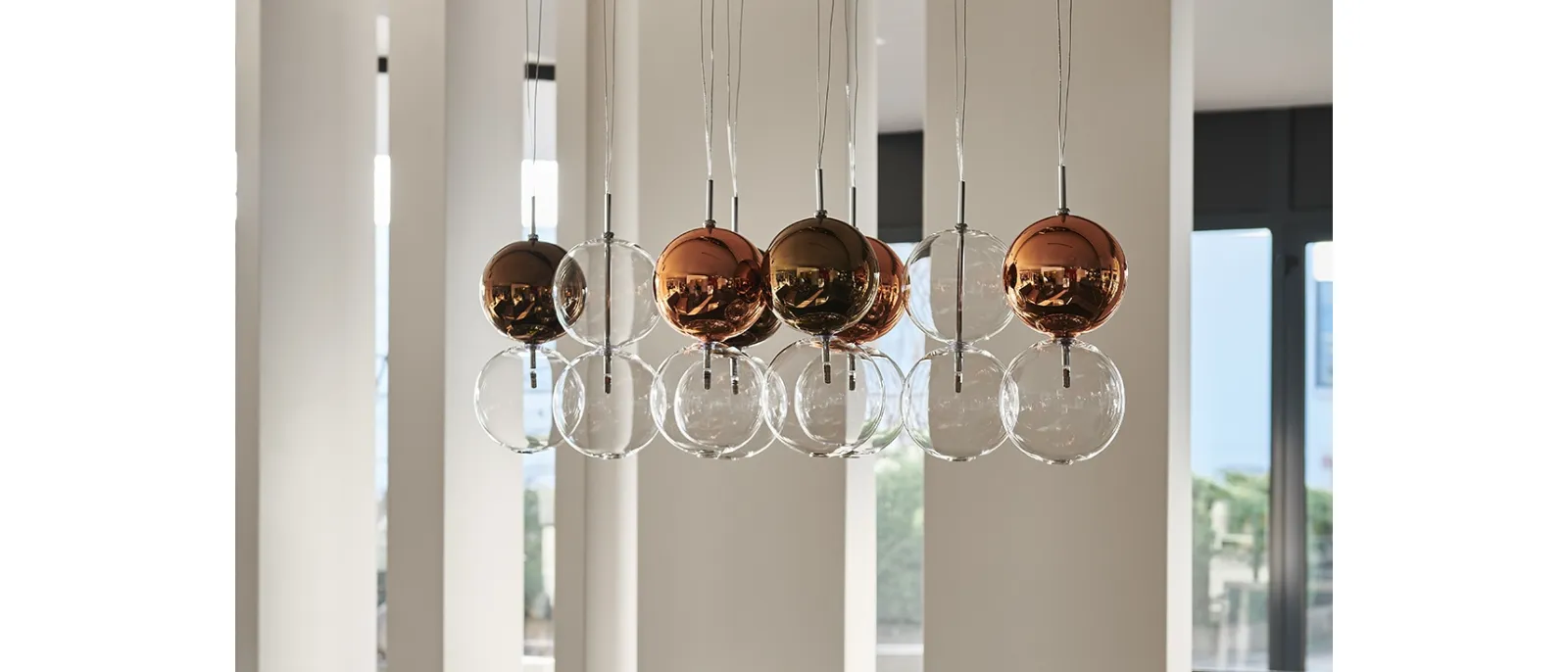 Lampada a sospensione Apollo di Cattelan Italia