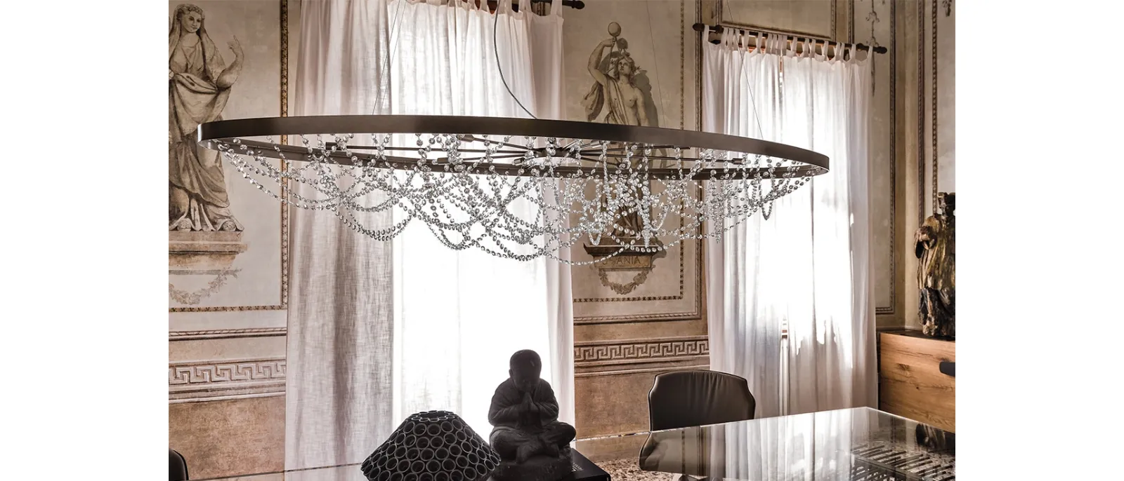 Lampada a sospensione Cristal di Cattelan Italia