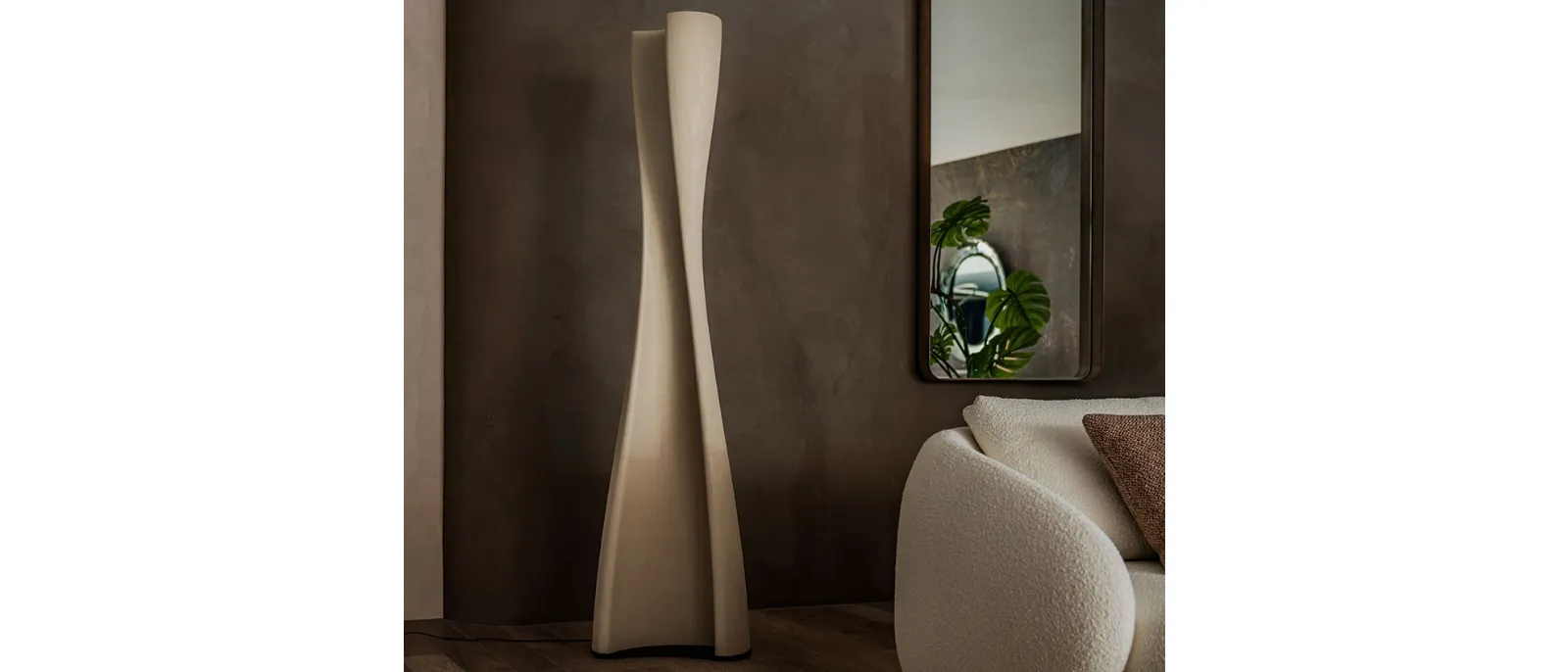 Lampada da terra in argilla Diploma di Cattelan Italia