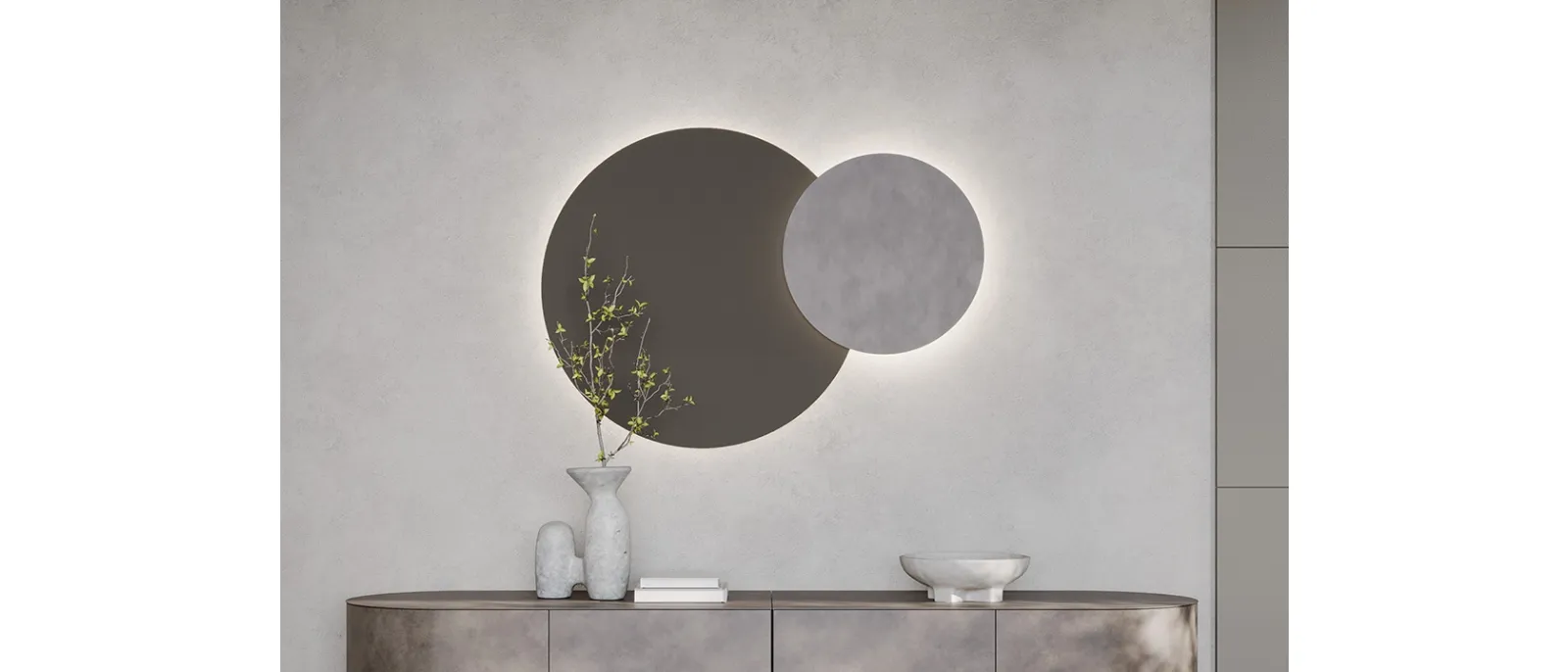 Lampada Eclipse Applique di Ronda Design