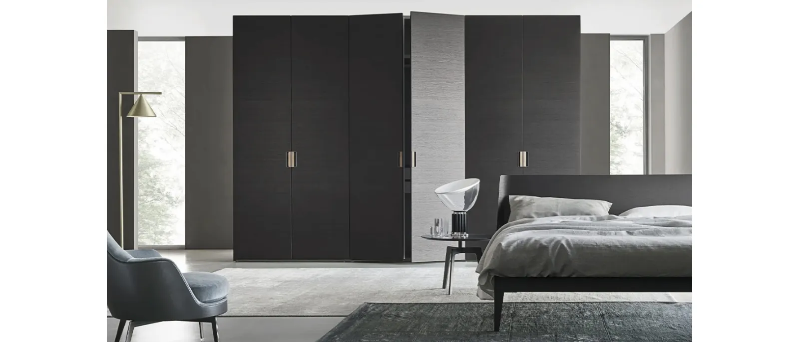 Armadio Anta Liscia con maniglia Deluxe di Sangiacomo