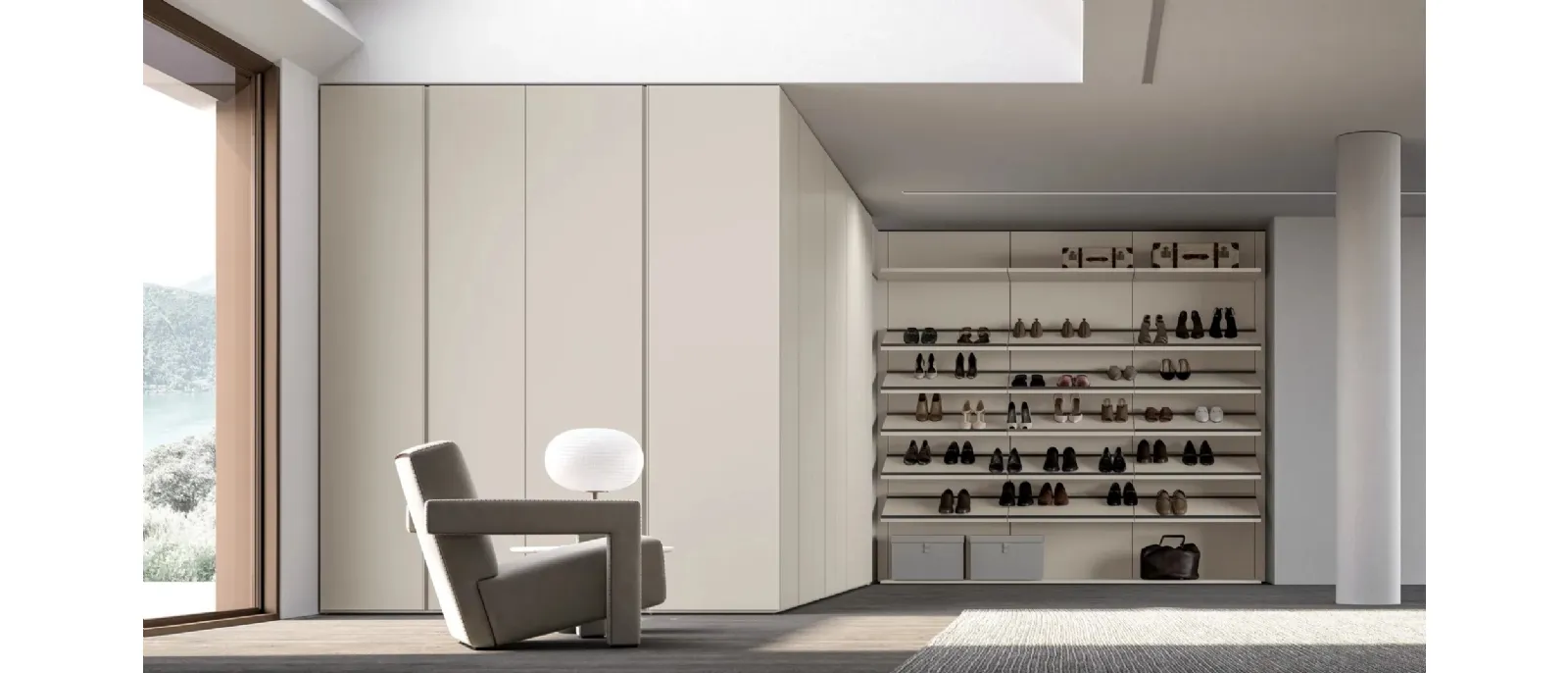 Armadio Atelier ad angolo di Adok