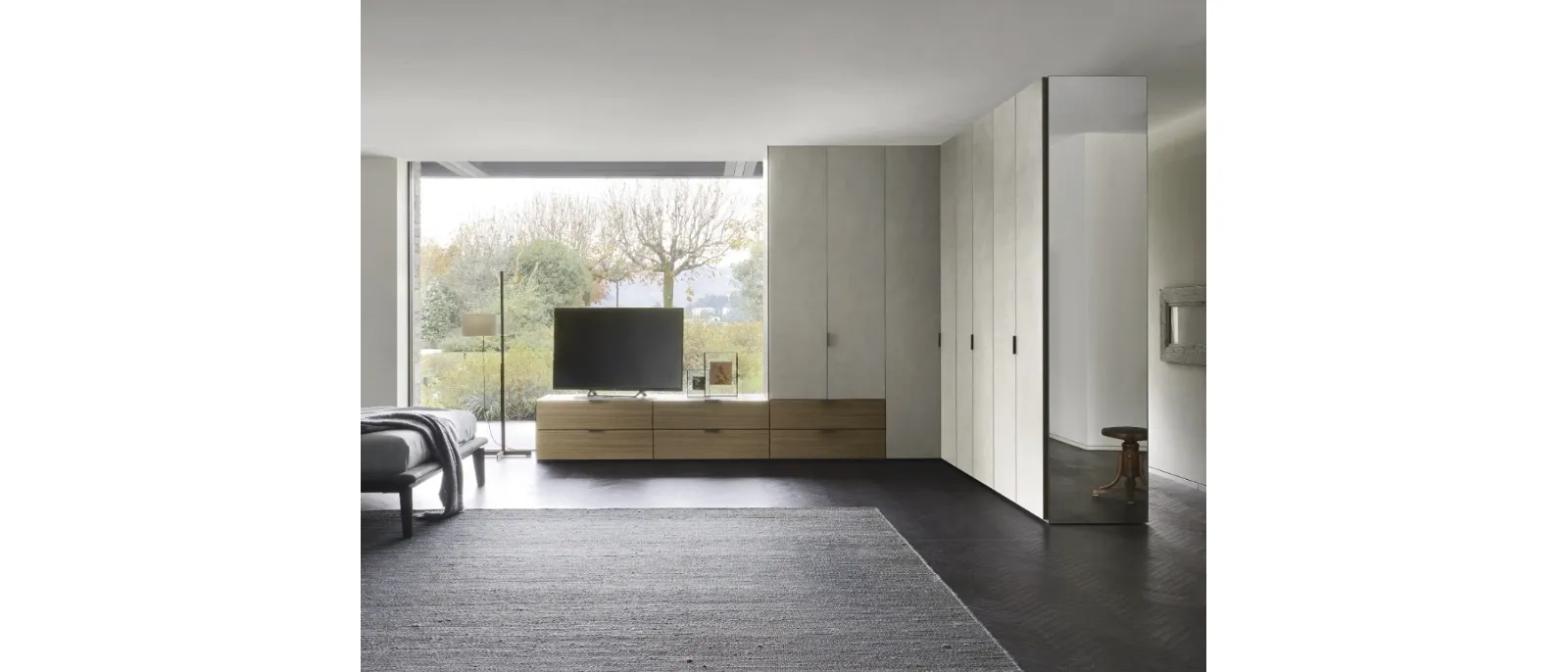 Armadio angolare Collage di Sangiacomo