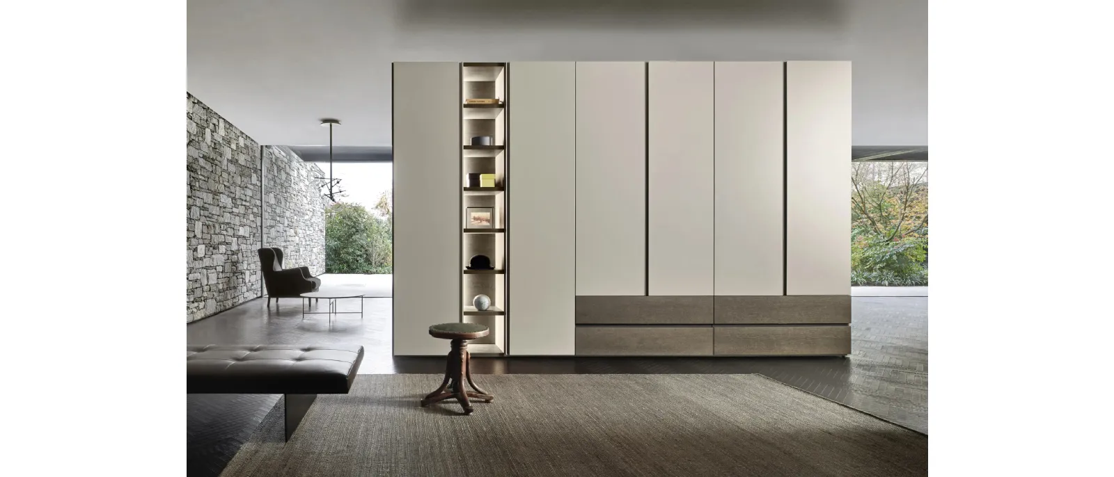 Armadio con ante battenti Collage di Sangiacomo