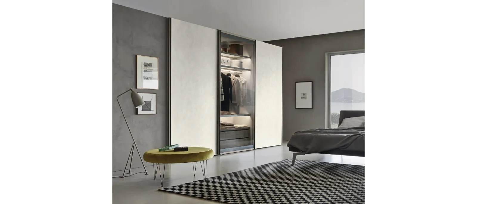 Armadio scorrevole Scrigno Materico di Sangiacomo