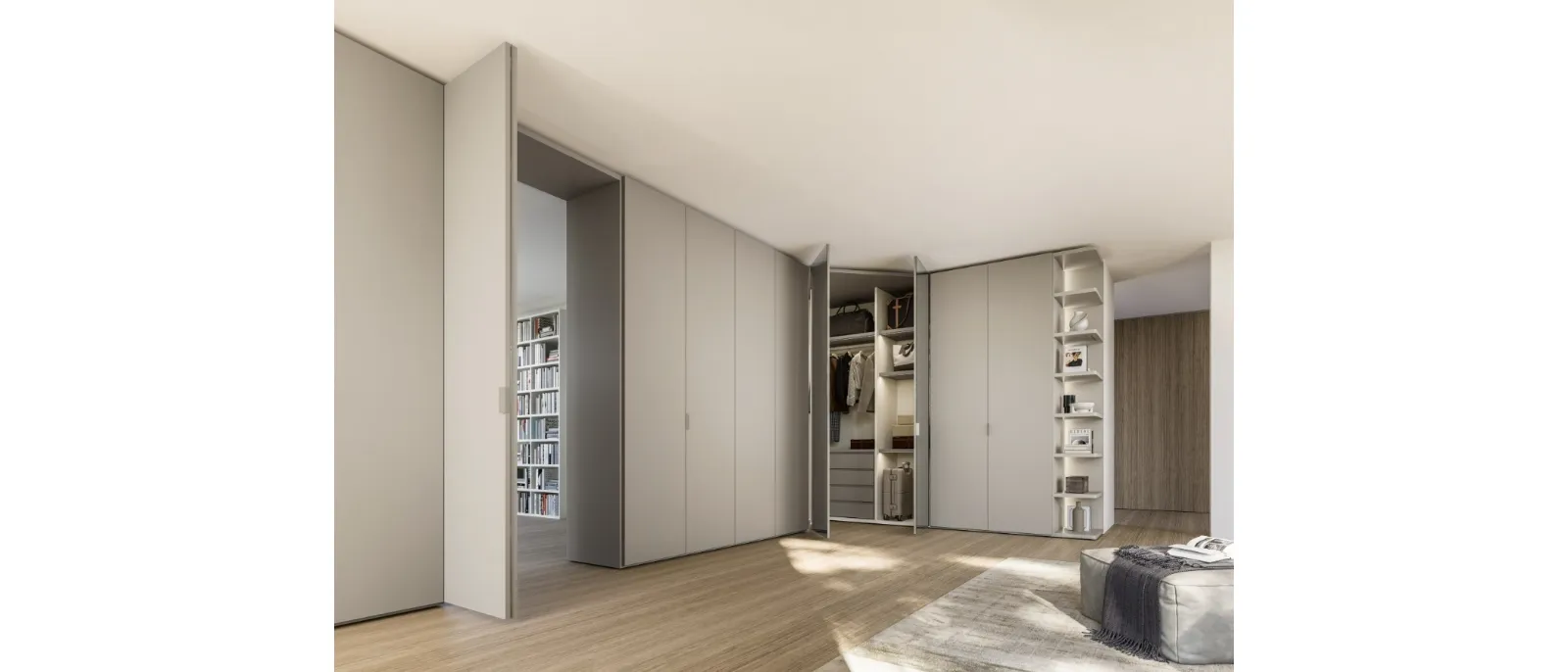 Armadio Terminale Angolare Anta Liscia di Sangiacomo