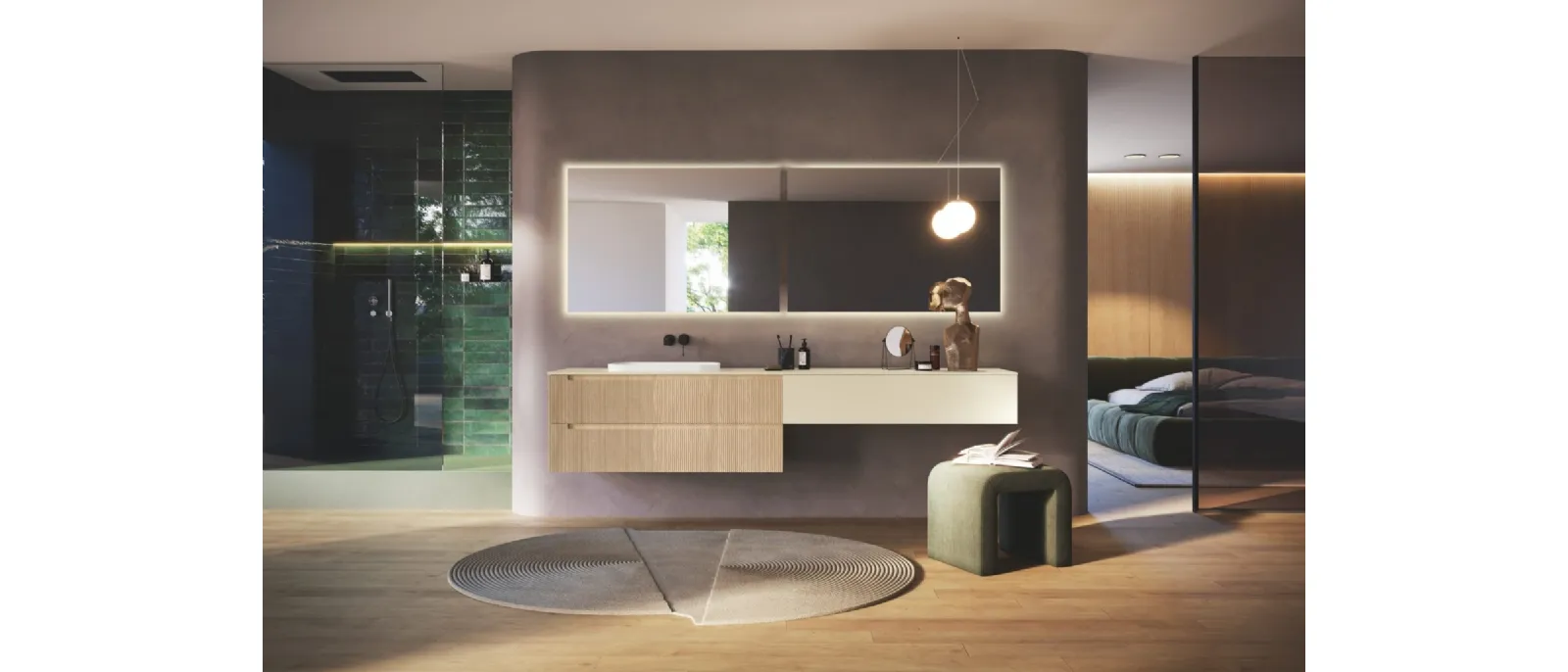 Mobile da Bagno sospeso Armonia 01 di RCR