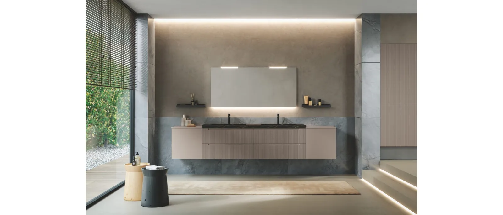 Mobile da Bagno sospeso Armonia 02 di RCR