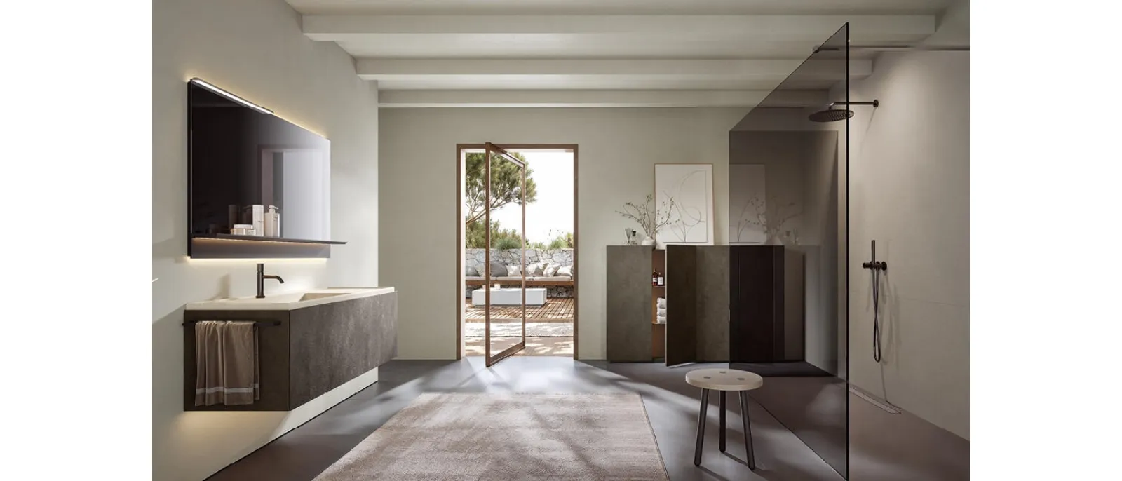 Mobile da Bagno sospeso Atena 04 di Edoné