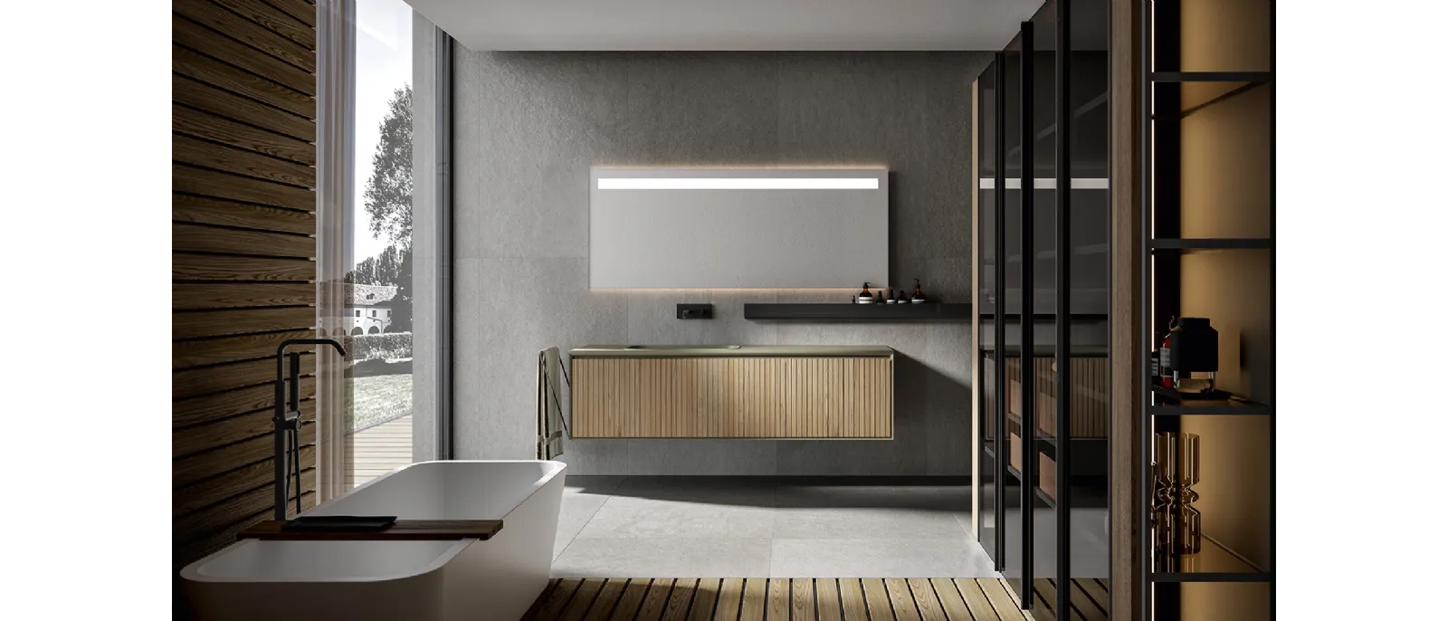 Mobile da Bagno Crio Veneziana Rovere di Edoné