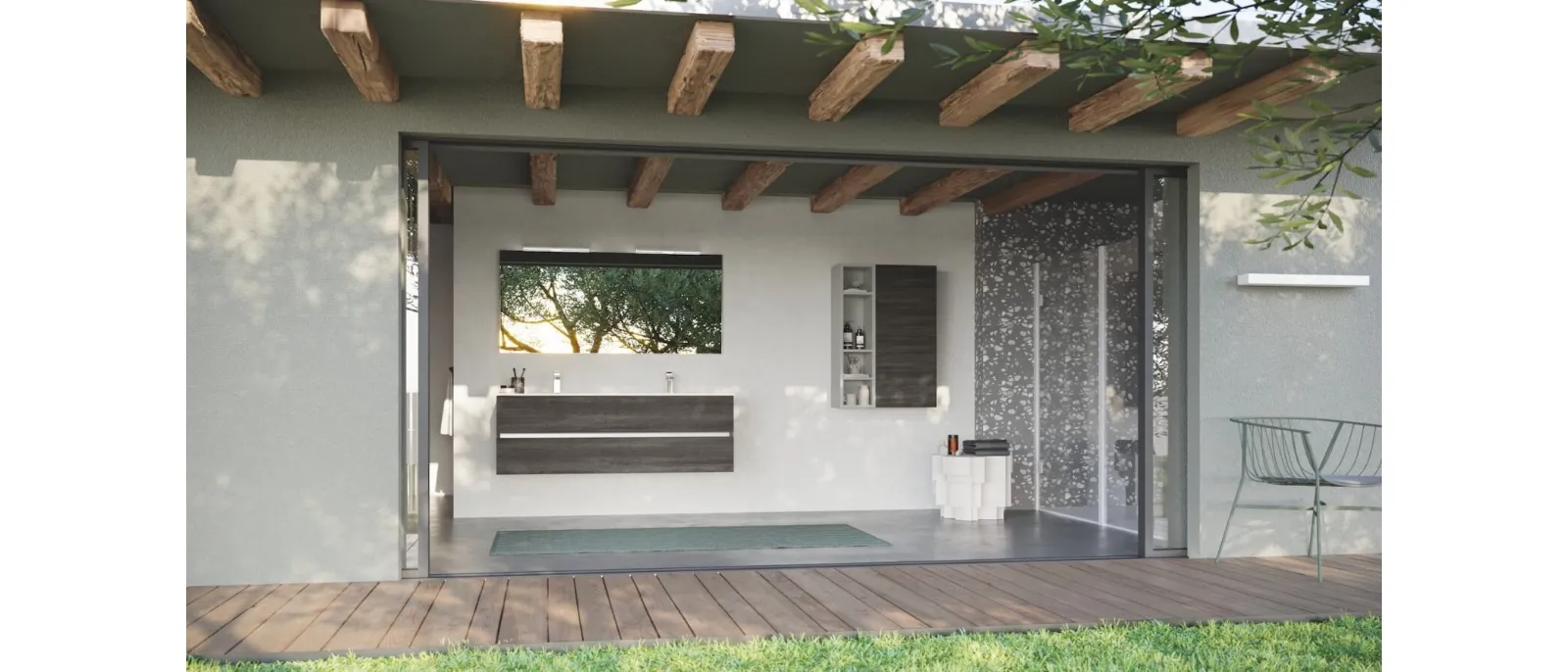 Mobile da Bagno sospeso Fast 01 di RCR