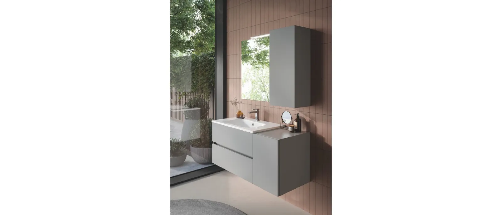 Mobile da Bagno sospeso Fast 02 di RCR