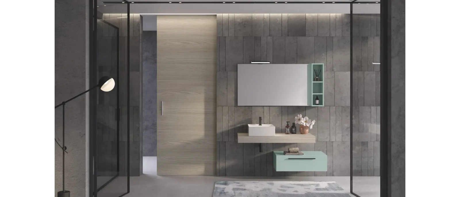 Mobile da Bagno sospeso Fast 08 di RCR