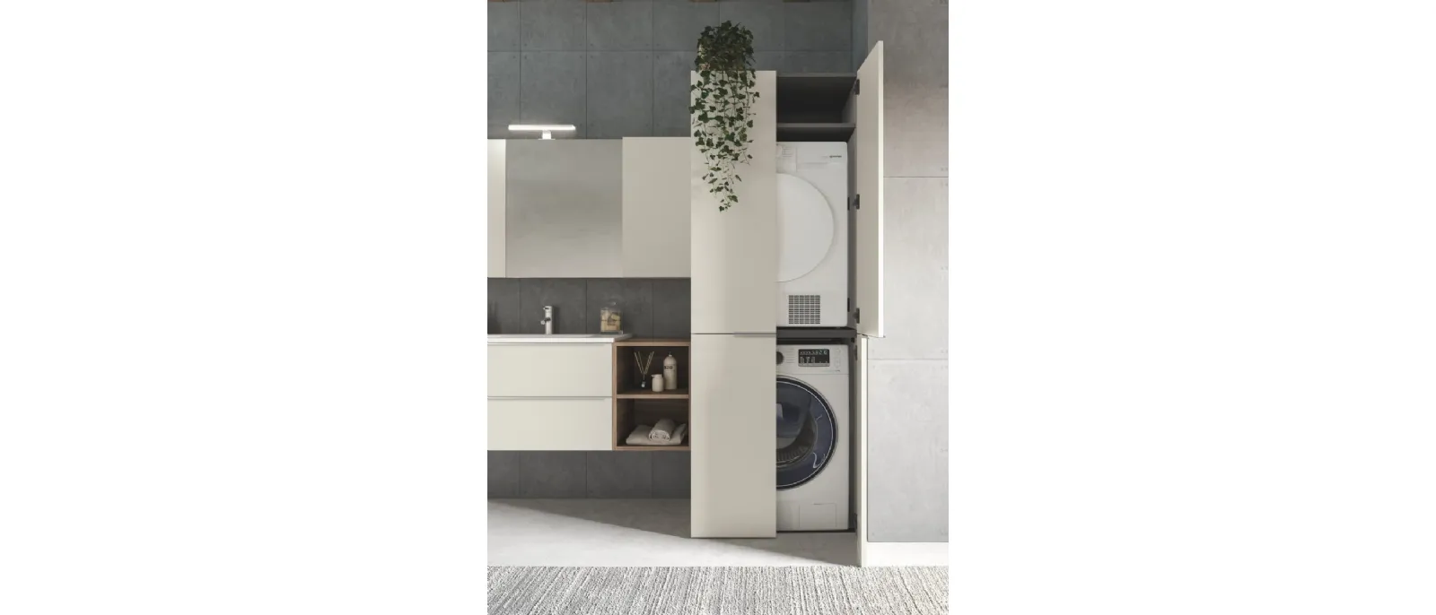 Mobile da Bagno per lavanderia Fast 13 di RCR