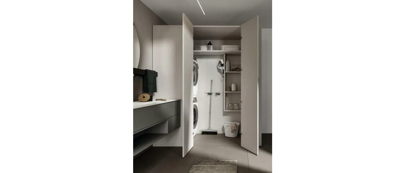 Mobile da Bagno per lavanderia Minerva 14 di Edoné