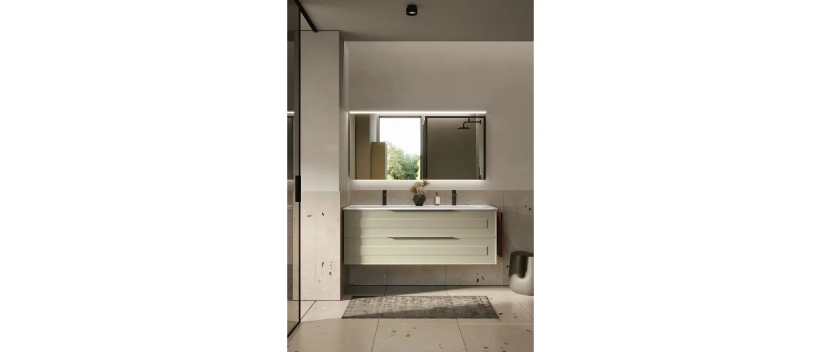 Mobile da Bagno sospeso Panorama 02 di RCR