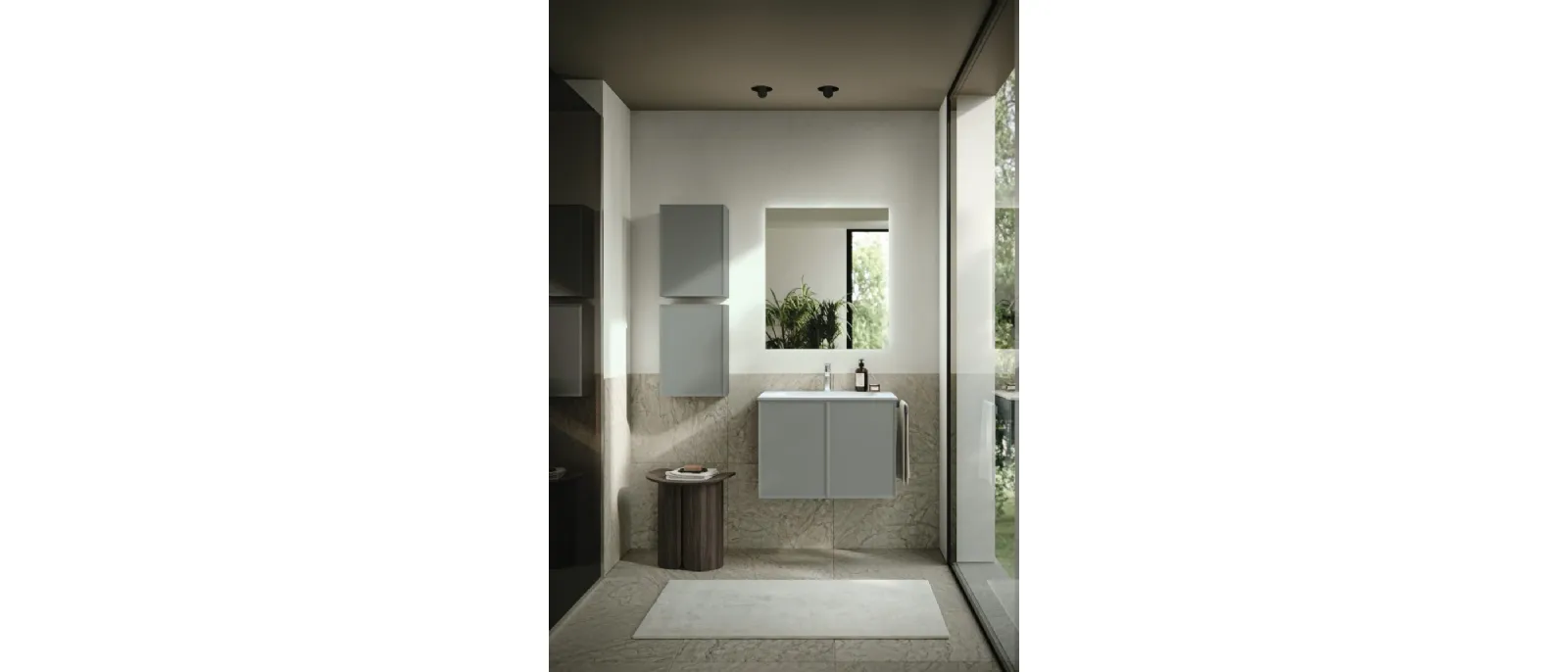 Mobile da Bagno sospeso Panorama 04 di RCR