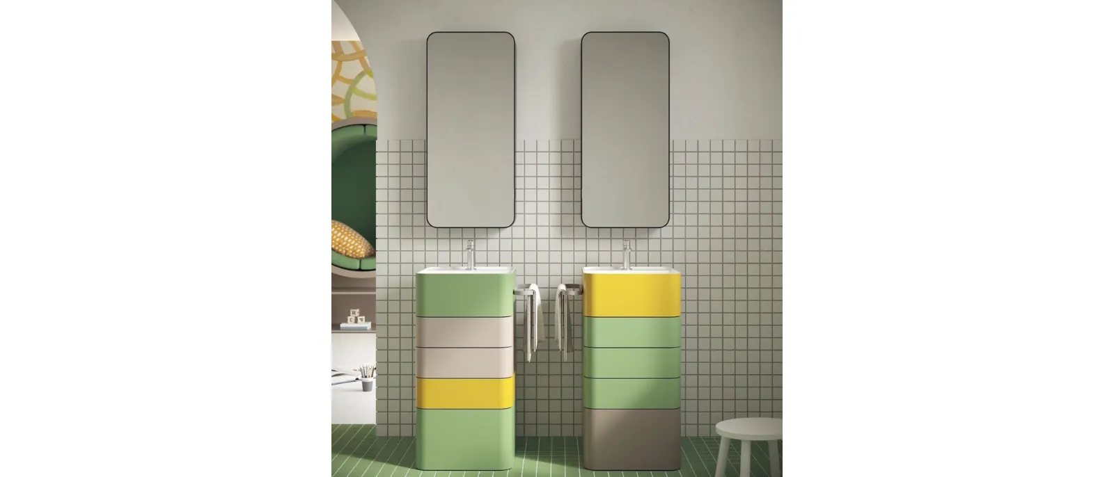 Lavabo di design Twist di RCR