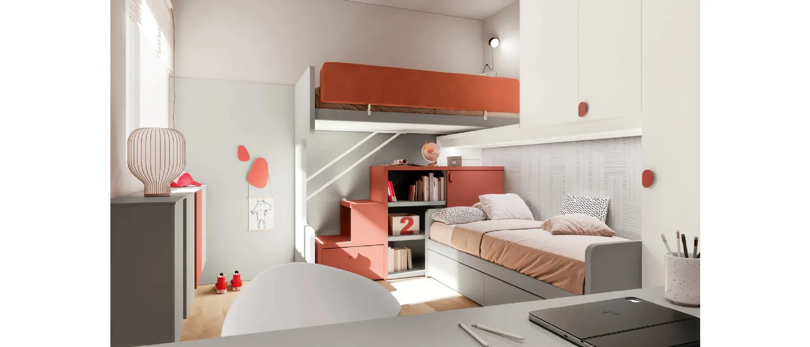 Cameretta Layout 16B di Doimo Cityline