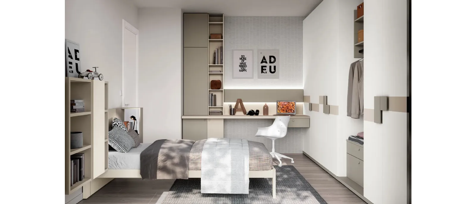 Cameretta Layout 02A di Doimo Cityline