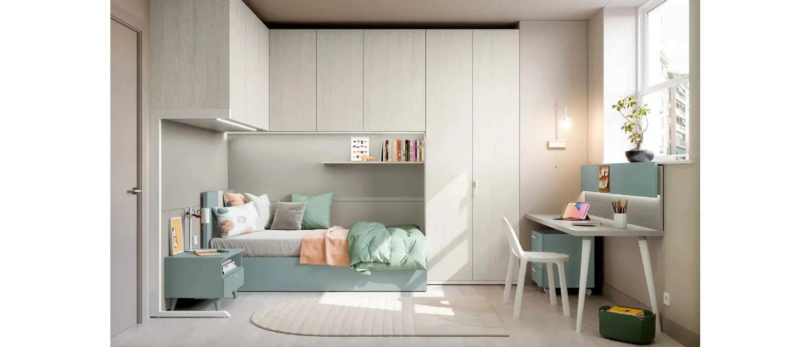 Cameretta a ponte Layout 03B di Doimo Cityline