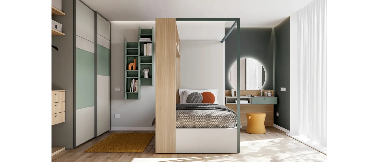 Cameretta Layout 04A di Doimo Cityline