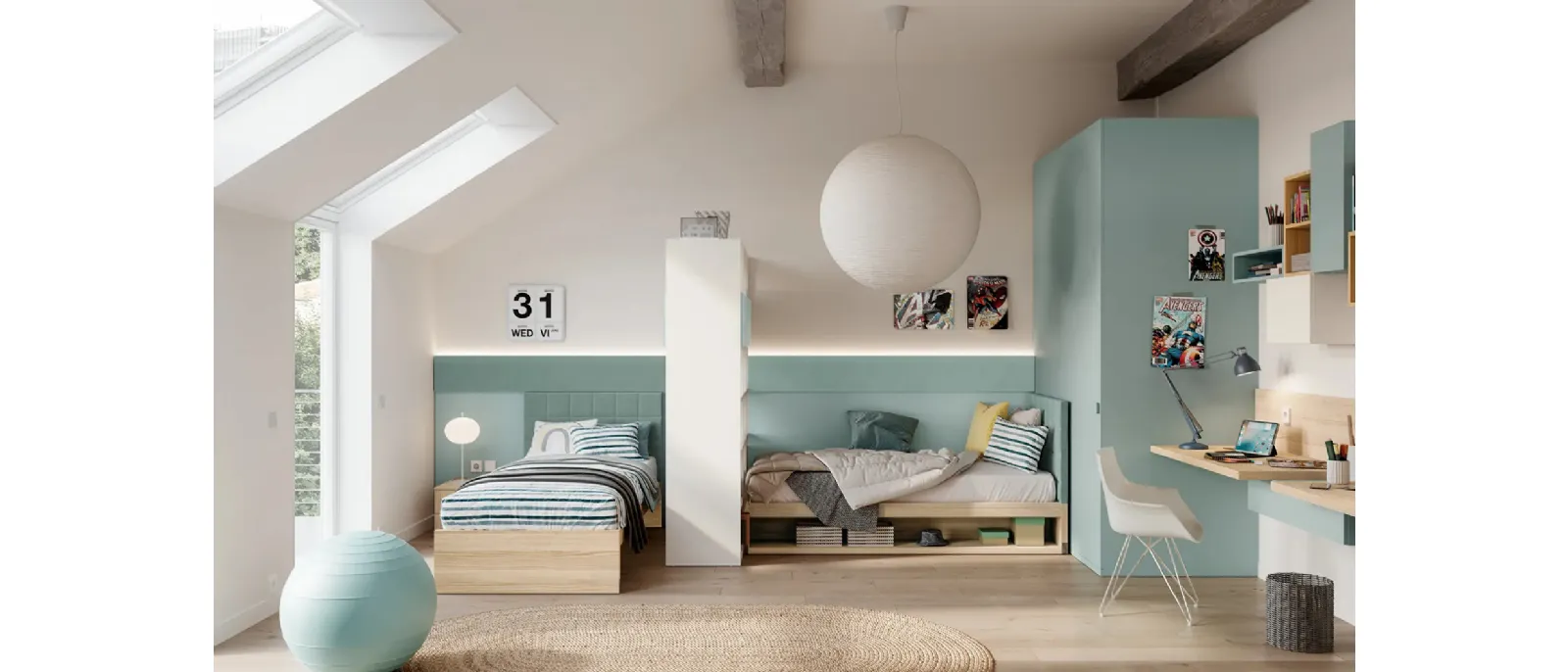 Cameretta Layout 07B di Doimo Cityline