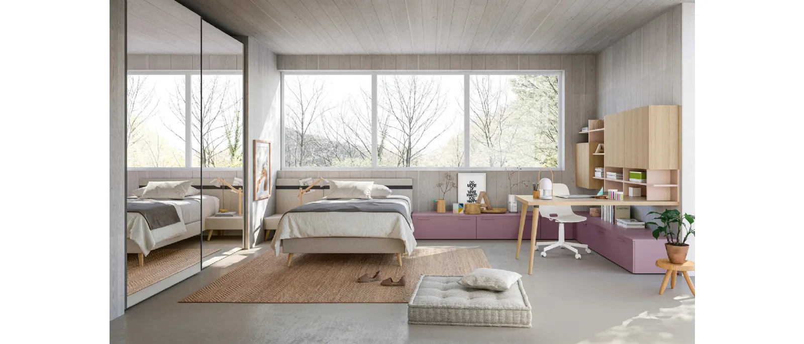 Cameretta Layout 09A di Doimo Cityline