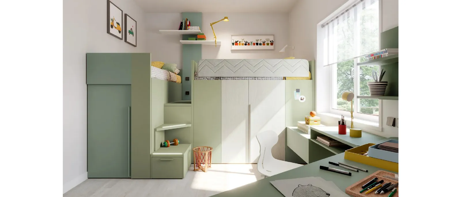 Cameretta Layout 10B di Doimo Cityline