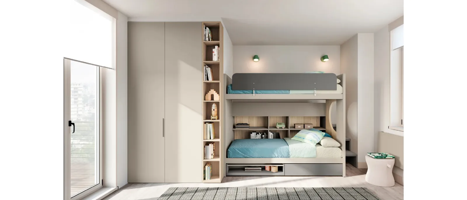 Cameretta Layout 11B di Doimo Cityline
