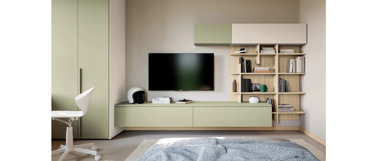 Cameretta Layout 14A di Doimo Cityline