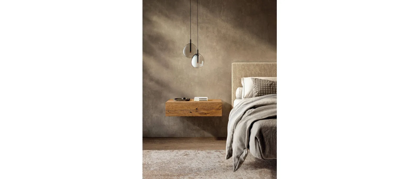 Comodino sospeso in legno 36e8 0758 di Lago