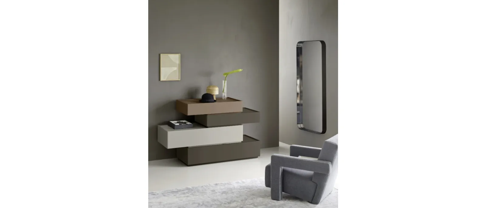 Comò laccato Cidori di Sangiacomo