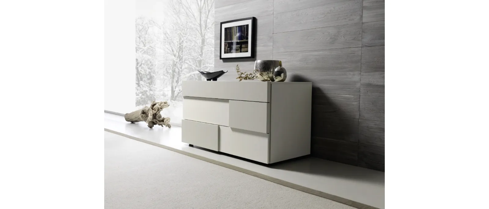 Comò Insieme in laccato di Sangiacomo