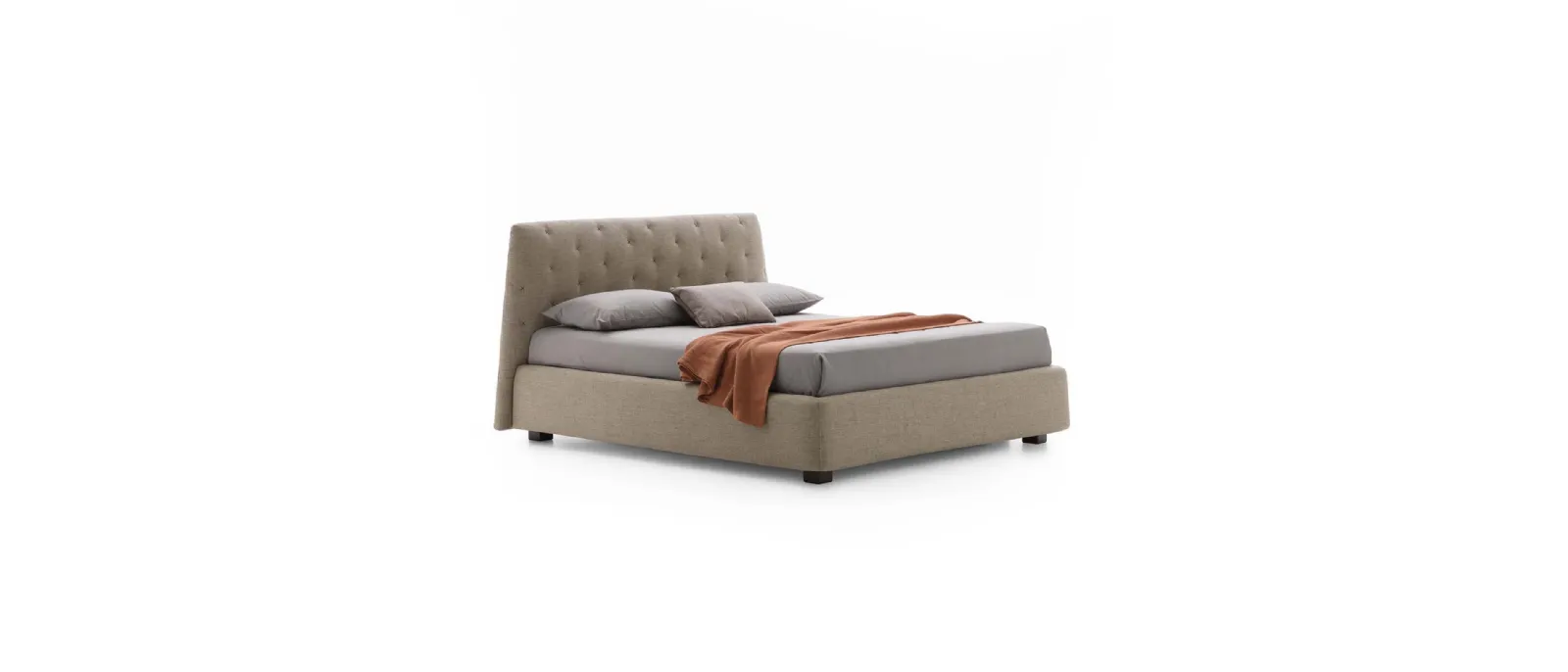 Letto matrimoniale con testiera Atrium di Le Comfort