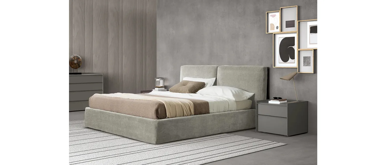 Letto Cloud con contenitore di Adok