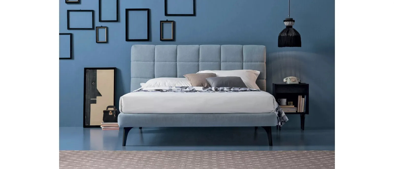 Letto con testiera Epic di Oggioni