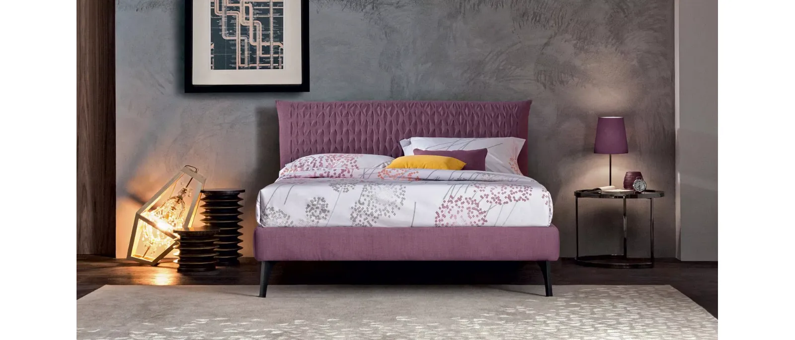Letto Fanny Fold in tessuto di Oggioni
