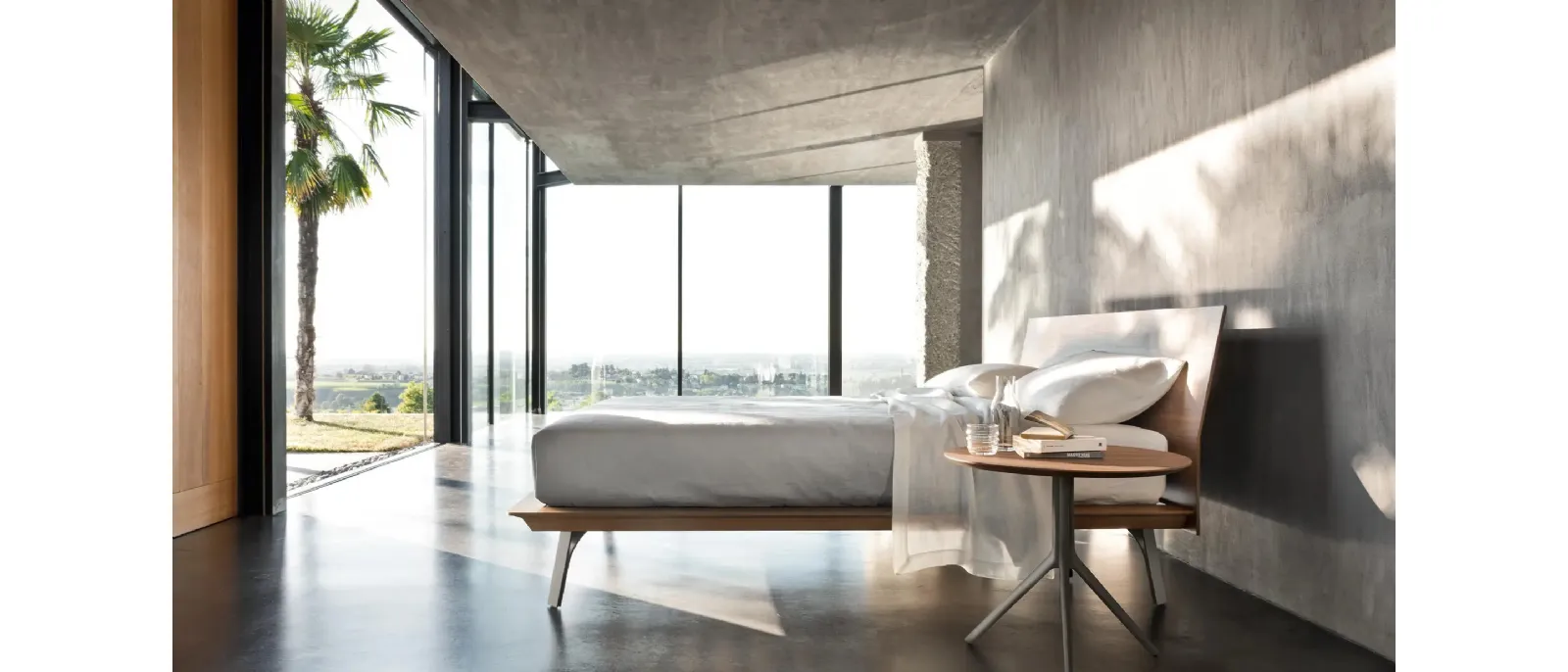 Letto con testiera Folio di Sangiacomo