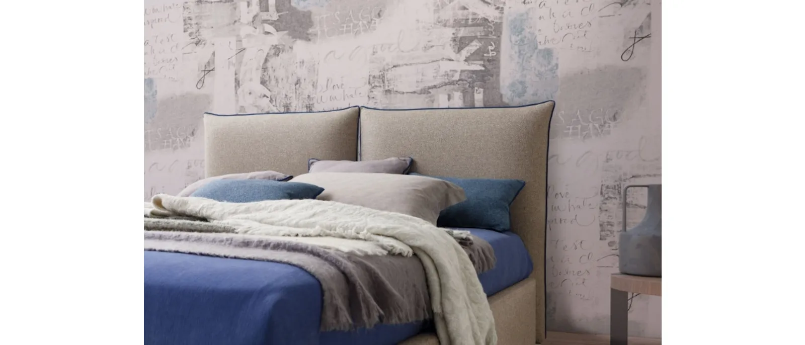Letto con box contenitore Allen di Le Comfort